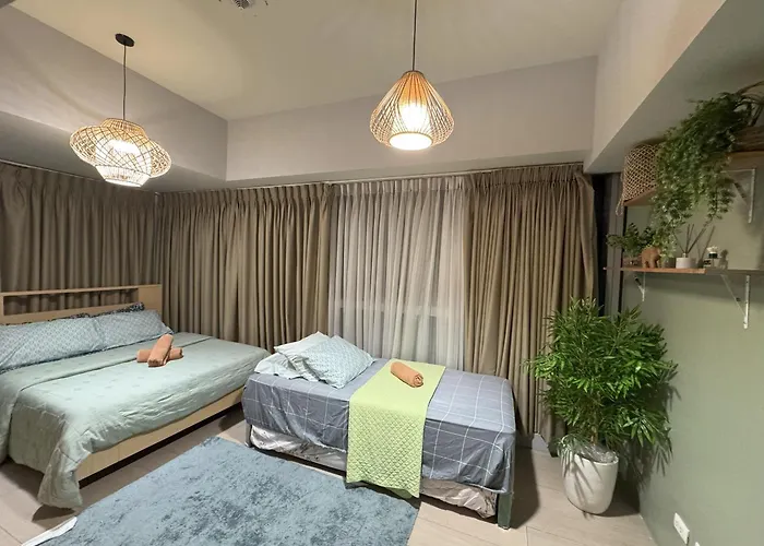 Cozy 3 Bedroom In Uptown Parksuites - Near Mall, Restaurants And Supermarket * Manila