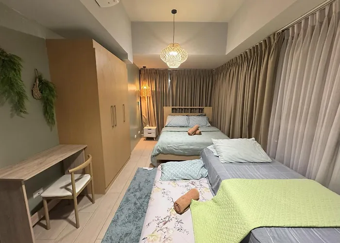 Cozy 3 Bedroom In Uptown Parksuites - Near Mall, Restaurants And Supermarket Apartamento Manila