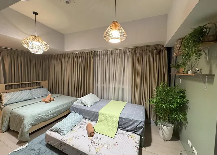 Apartamento Cozy 3 Bedroom In Uptown Parksuites - Near Mall, Restaurants And Supermarket Manila